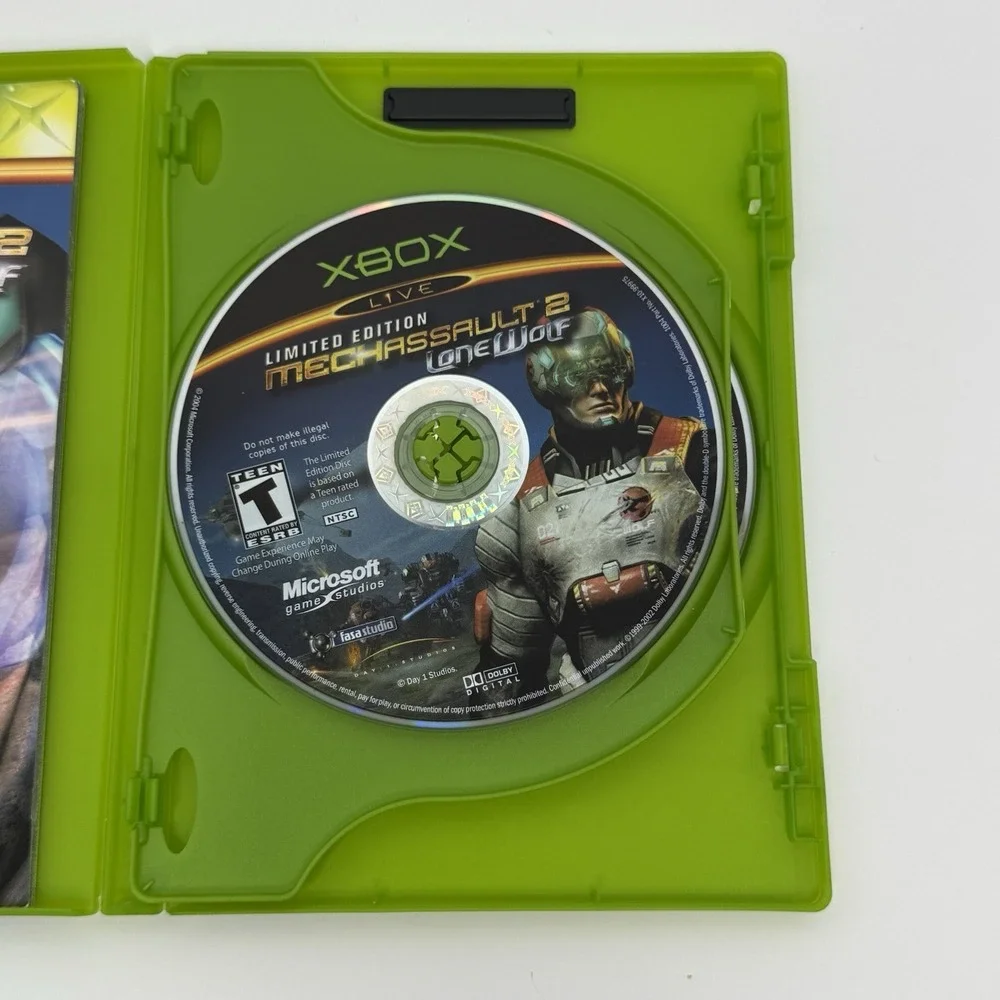 MechAssault 2: Lone Wolf - Limited Edition (Microsoft Xbox, 2004) CIB Working